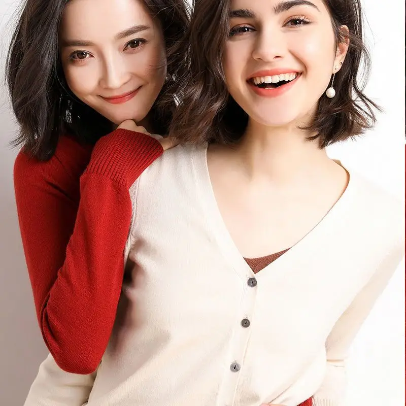 Women 2023 New Cardigan Sweater Jacket Jacket Cropped Air-conditioned Shirt Thin Korean Version Spring Autumn/winter Knitwear
Women 2023 New Cardigan Sweater Jacket Jacket Cropped Air-conditioned Shirt Thin Korean Version Spring Autumn/winter Knitwear