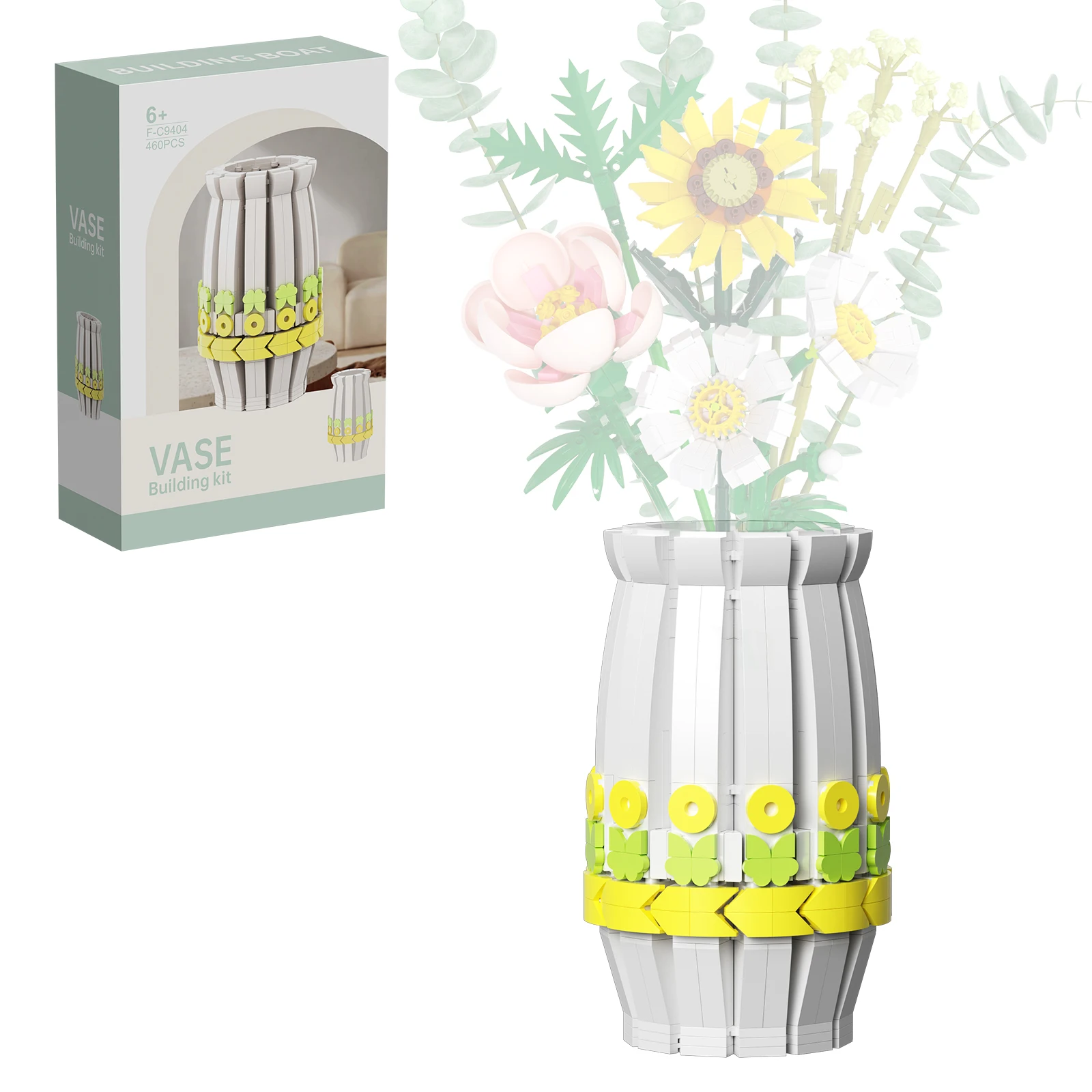 Romantic Flower Bouquet Vase Building Blocks Classic Model Bricks Sets Home Decoration Vase For Girl Birthday Gifts
Romantic Flower Bouquet Vase Building Blocks Classic Model Bricks Sets Home Decoration Vase For Girl Birthday Gifts