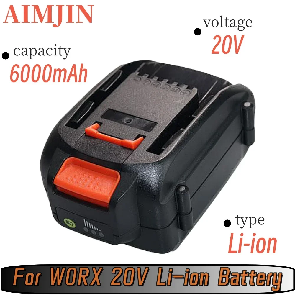 For Worx cordless drill tool WA3578 electric tool battery,.20V 6.0Ah lithium-ion replaceable battery
For Worx cordless drill tool WA3578 electric tool battery,.20V 6.0Ah lithium-ion replaceable battery