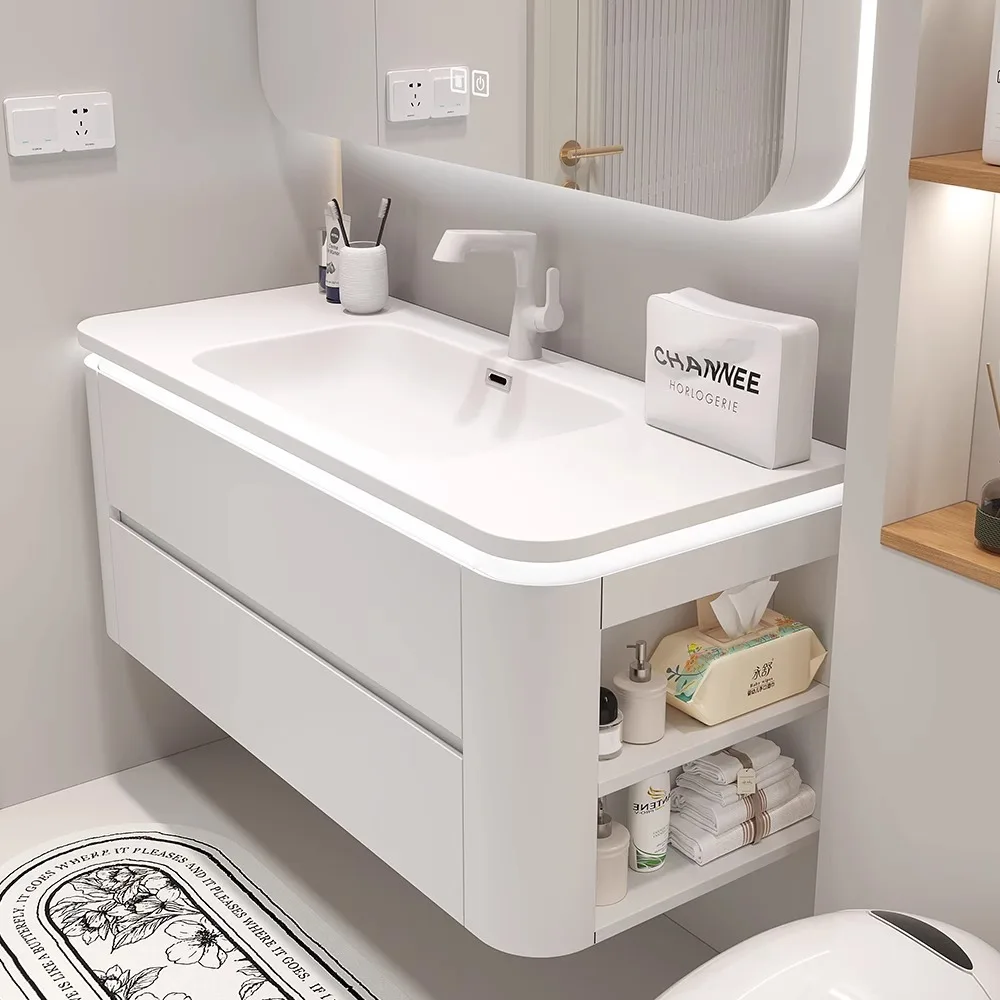 Double drawer side storage bathroom cabinet ceramic integrated basin vanity sink toilet washbasin cabinet combination white nord
Double drawer side storage bathroom cabinet ceramic integrated basin vanity sink toilet washbasin cabinet combination white nord