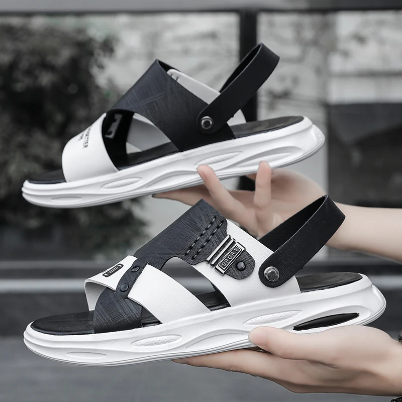 Sandals Summer Male Brand Fashion Breathable Casual Slipper Men Comfortable Beach Platform Shoe Non-slip High Quality Flip Flops
Sandals Summer Male Brand Fashion Breathable Casual Slipper Men Comfortable Beach Platform Shoe Non-slip High Quality Flip Flops