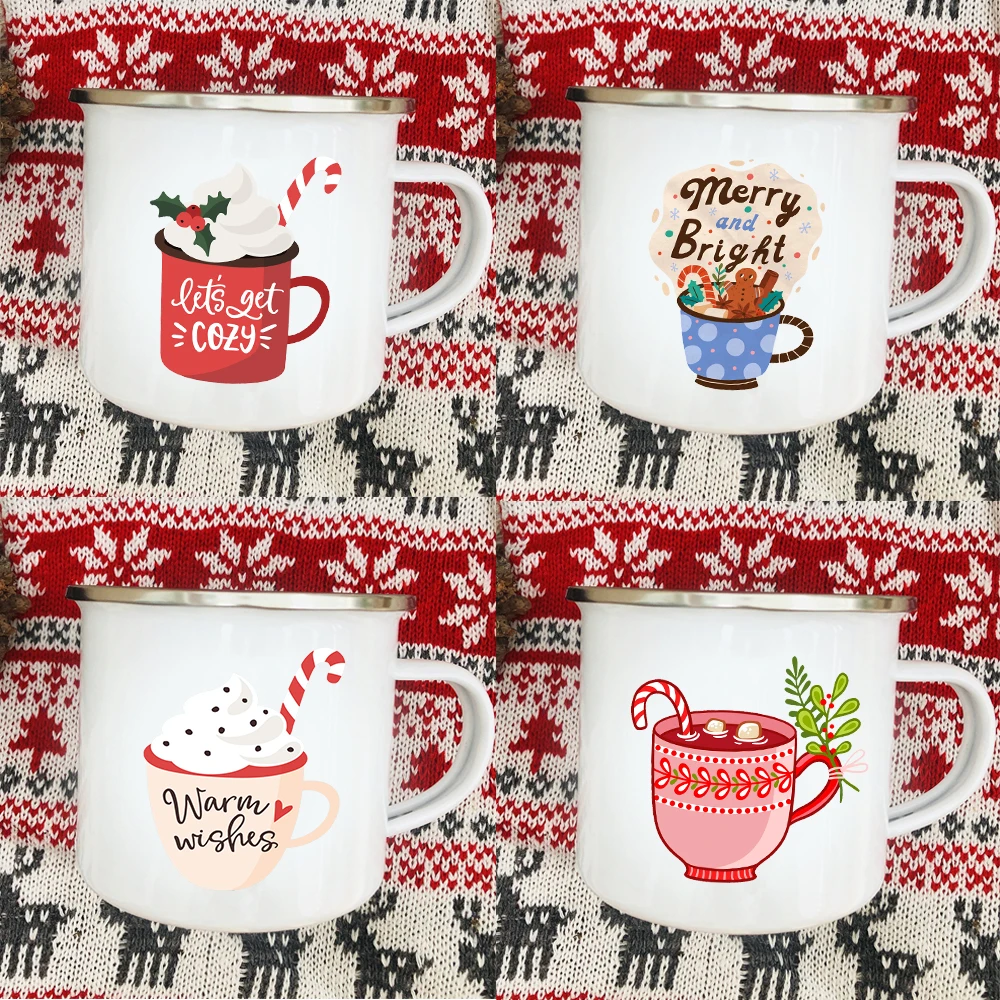 Let's get cozy кружки с печатью эмалевые кофейные кружки с ручкой Горячие какао кружки праздничные аксессуары для напитков пиво вечерние рождественские подарки на Рождество
Let's get cozy кружки с печатью эмалевые кофейные кружки с ручкой Горячие какао кружки праздничные аксессуары для напитков пиво вечерние рождественские подарки на Рождество
