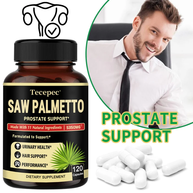 Prostate Health Supplement Natural Saw Palmetto Extract Prostate Support Urinary Tract & Hair Growth Capsules for Men & Women
Prostate Health Supplement Natural Saw Palmetto Extract Prostate Support Urinary Tract & Hair Growth Capsules for Men & Women