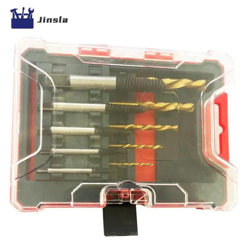 

Hardness Broken Wire Extraction Device High Speed Steel Drill 12-piece Set High Strength End Screw Extractor Screw