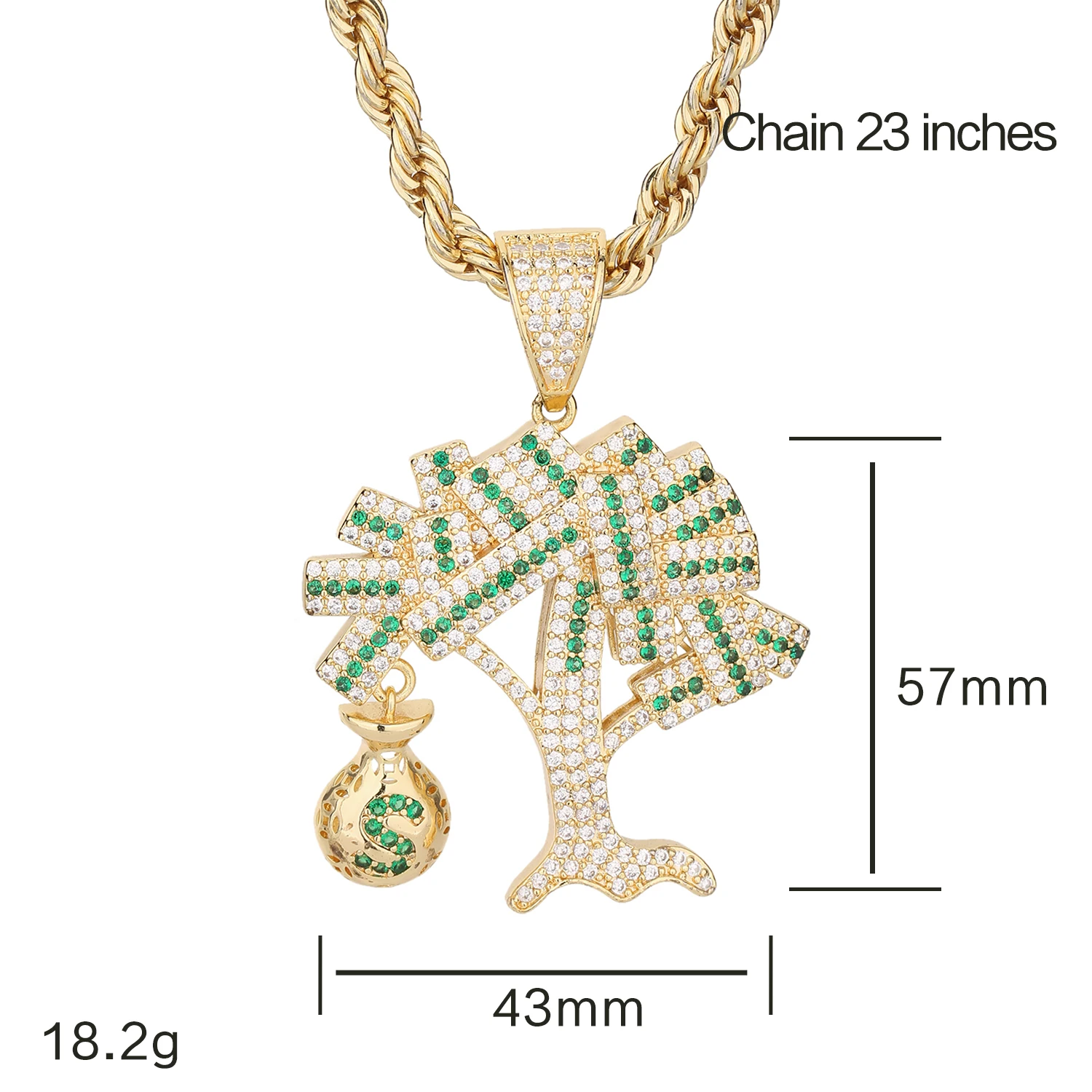New Fortune Tree Pendant Men's and Women's 14k Gold Cash Tree Love Money Dream Tree Jewelry Gift Jewelry
New Fortune Tree Pendant Men's and Women's 14k Gold Cash Tree Love Money Dream Tree Jewelry Gift Jewelry