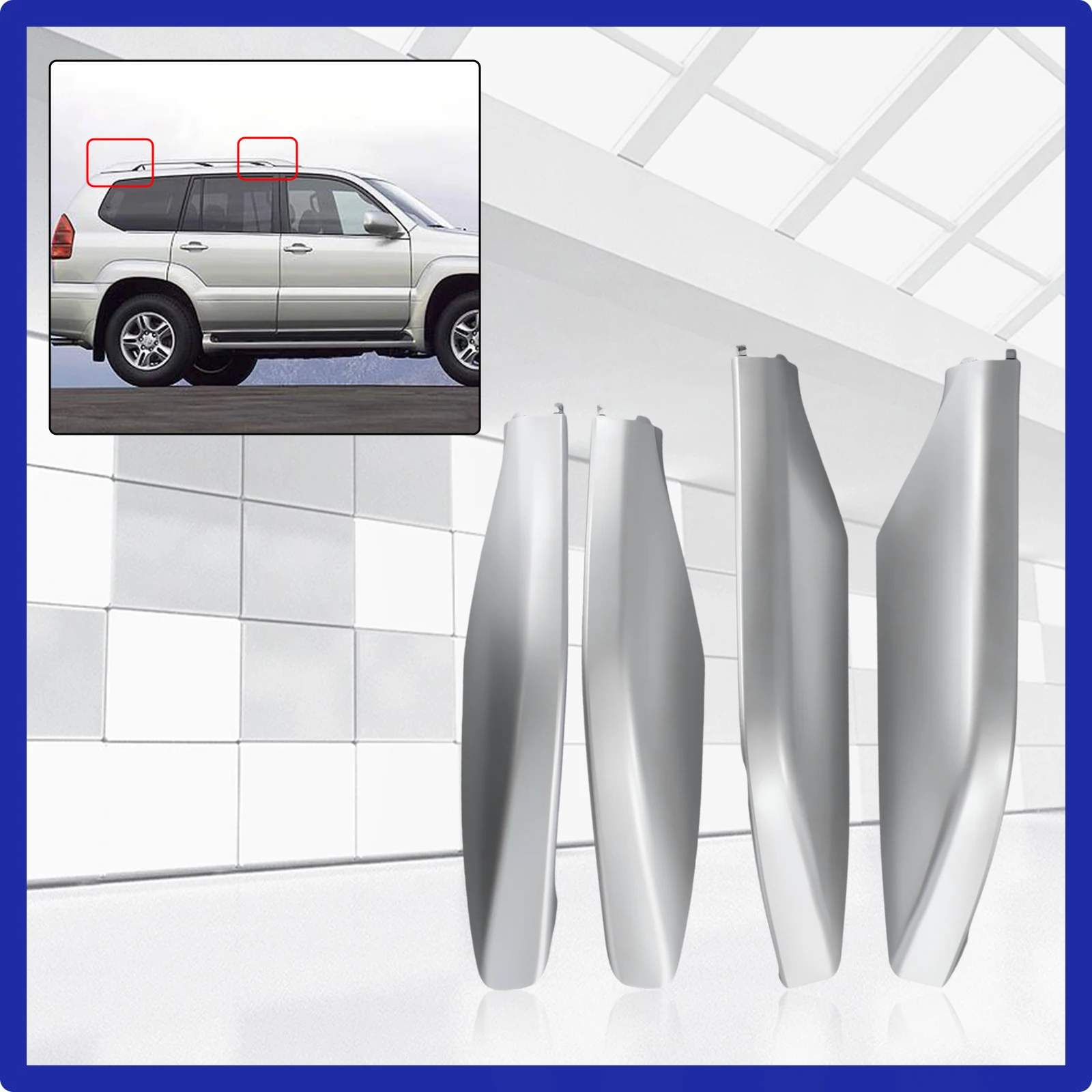 Функциональность и стиль для Lexus GX470 2003 2009 с серебряными накладными рейками на крышу (4 шт.)
Функциональность и стиль для Lexus GX470 2003 2009 с серебряными накладными рейками на крышу (4 шт.)