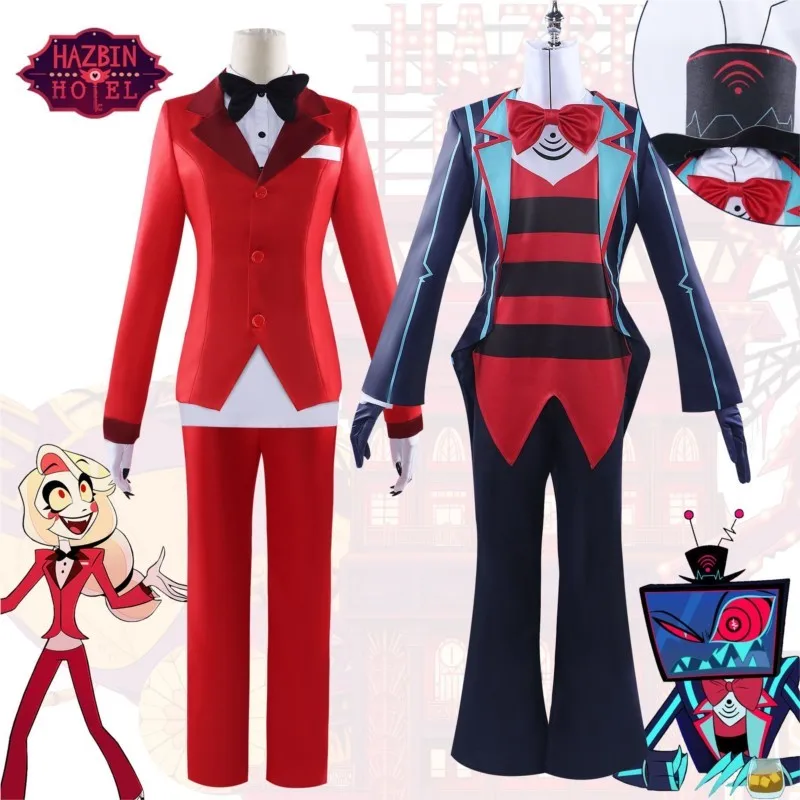 Hazbin Cosplay Hotel Vox Cosplay Costume Uniform Charlie Cosplay Suit Outfit Halloween Carniva Costumes Blue Red Suit Cosplay
Hazbin Cosplay Hotel Vox Cosplay Costume Uniform Charlie Cosplay Suit Outfit Halloween Carniva Costumes Blue Red Suit Cosplay