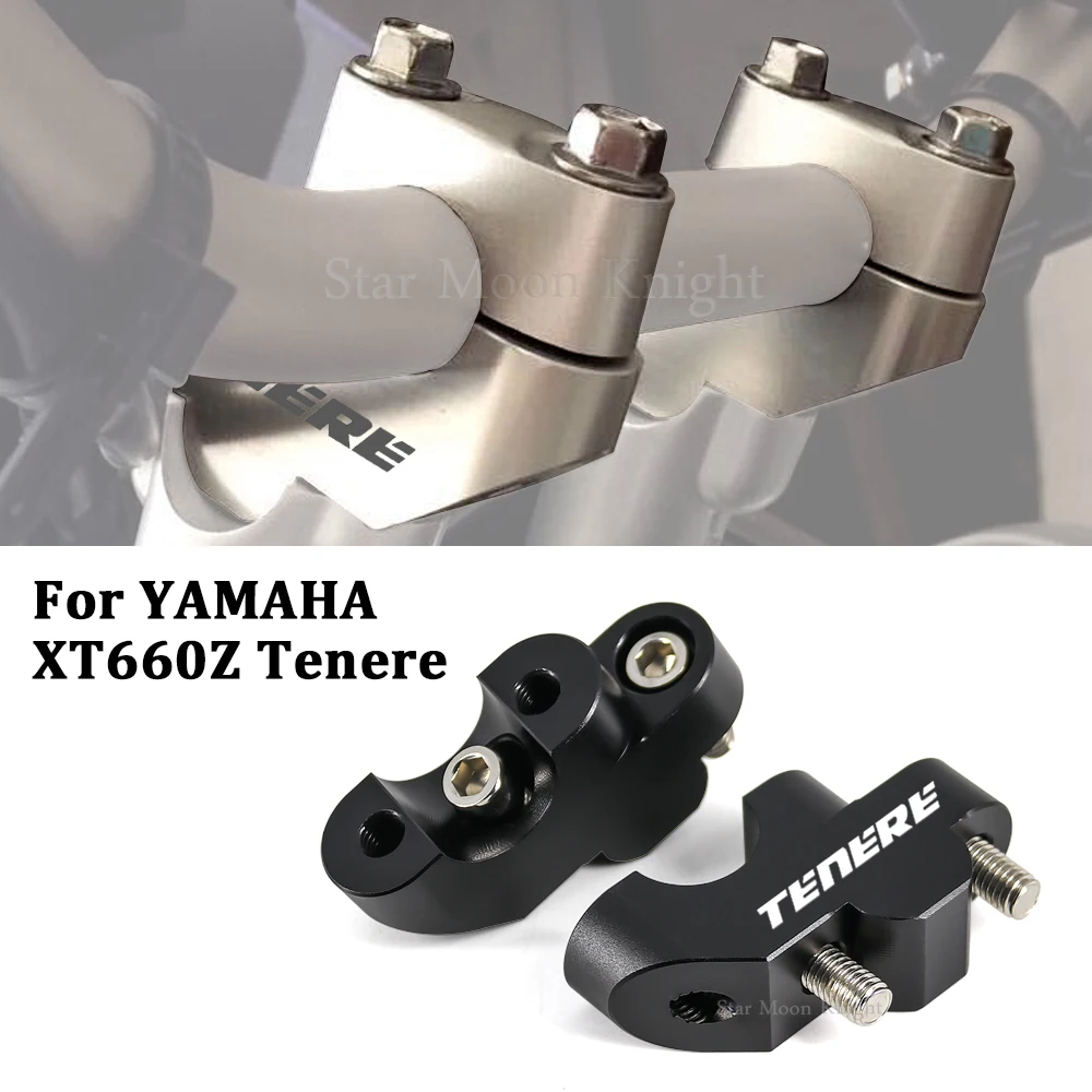 For YAMAHA XT660Z Tenere XT 660 Z Motorcycle Accessories HandleBar Riser Handle Bar Mount Clamp Adapter 22mm 7/8" CNC aluminum
For YAMAHA XT660Z Tenere XT 660 Z Motorcycle Accessories HandleBar Riser Handle Bar Mount Clamp Adapter 22mm 7/8" CNC aluminum