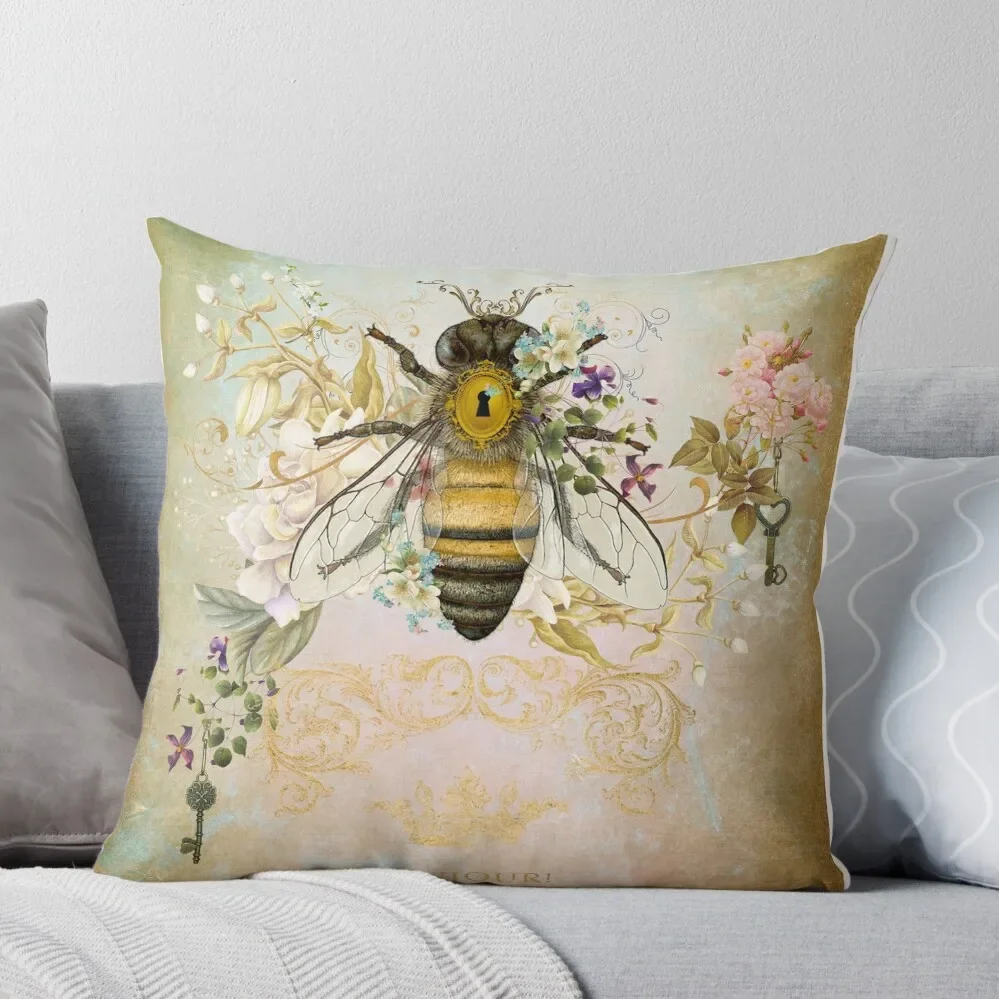 Honey Bee Vintage Portrait Style Throw Pillow Couch Pillows Decorative Sofa Cushions
Honey Bee Vintage Portrait Style Throw Pillow Couch Pillows Decorative Sofa Cushions
