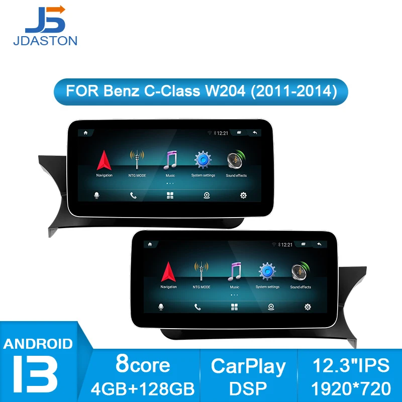 10.25 / 12.3 Inch Android 13 Car Multimedia Player For Mercedes Benz C Class W204 2011 - 2014 Wireless Car Radio GPS Stereo DSP
10.25 / 12.3 Inch Android 13 Car Multimedia Player For Mercedes Benz C Class W204 2011 - 2014 Wireless Car Radio GPS Stereo DSP
