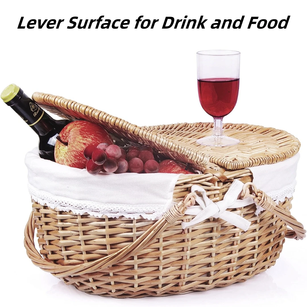 Корзина Для Пикника Из Ротанга ручной работы с двойной ручкой, плетеная корзина для пикника, корзина для хранения кемпинга на открытом воздухе, органайзер цветов
Корзина Для Пикника Из Ротанга ручной работы с двойной ручкой, плетеная корзина для пикника, корзина для хранения кемпинга на открытом воздухе, органайзер цветов