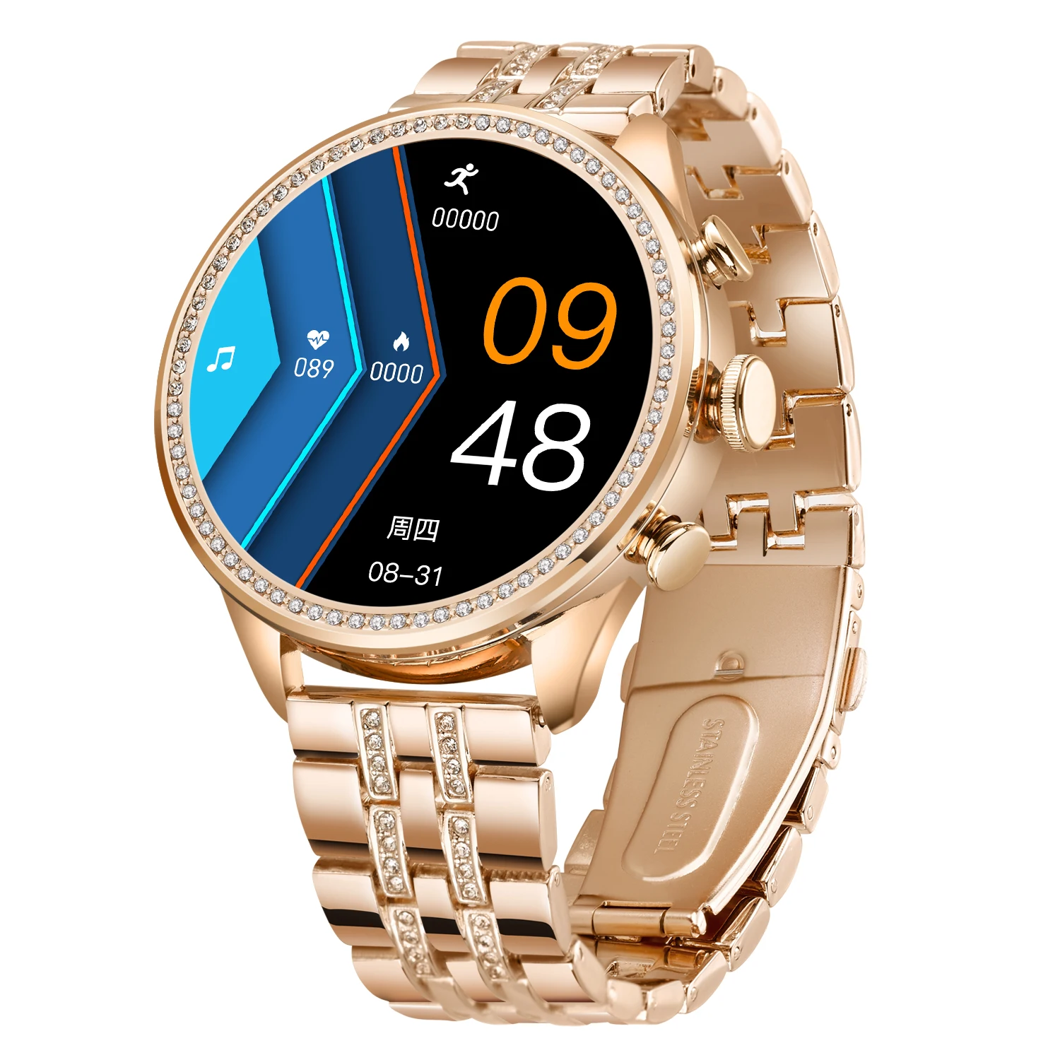 Best Selling Round Shape Smart Watches Women Heart Rate Monitor BT Call Wireless Charging Reloj Inteligente Sport Smartwatch
Best Selling Round Shape Smart Watches Women Heart Rate Monitor BT Call Wireless Charging Reloj Inteligente Sport Smartwatch