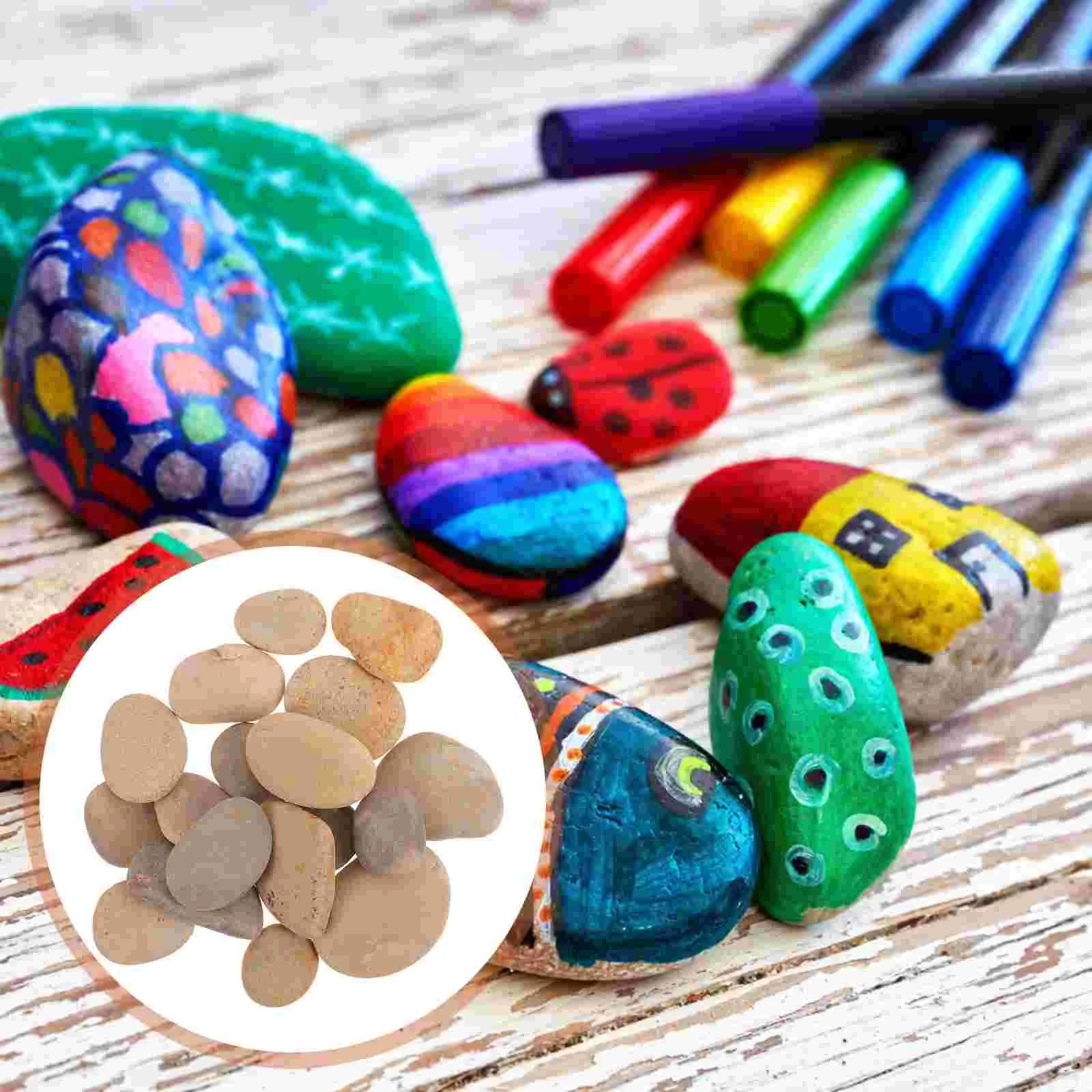 20 Pcs Painted Stone Painting Stones Rocks for Crafts Fish Tank Supplies Flowerpot Natural Child Pebbles
20 Pcs Painted Stone Painting Stones Rocks for Crafts Fish Tank Supplies Flowerpot Natural Child Pebbles