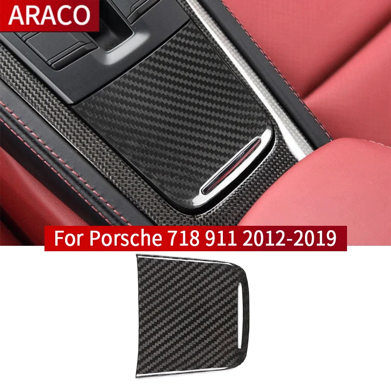 Автомобильные аксессуары для Porsche 718 911 2012-2019, Стайлинг автомобиля из натурального углеродного волокна, центральная консоль, ящик для хранения, чехол для телефона
Автомобильные аксессуары для Porsche 718 911 2012-2019, Стайлинг автомобиля из натурального углеродного волокна, центральная консоль, ящик для хранения, чехол для телефона