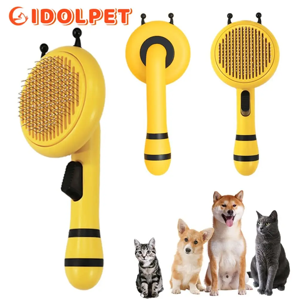 Dog or Cat Brush for Shedding and Grooming, Pet Hair Brush for Puppy Kitten Massage, Pet Hair Remover Cat Comb Dog Supplies
Dog or Cat Brush for Shedding and Grooming, Pet Hair Brush for Puppy Kitten Massage, Pet Hair Remover Cat Comb Dog Supplies
