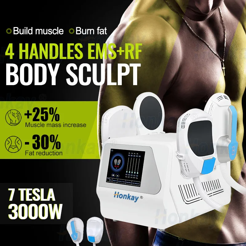 High Power Emslim Fat Burner Weight Loss Machine with R-F EMS Muscle Stimulator Butt Lifting Body Sculpting Beauty Equipment
High Power Emslim Fat Burner Weight Loss Machine with R-F EMS Muscle Stimulator Butt Lifting Body Sculpting Beauty Equipment