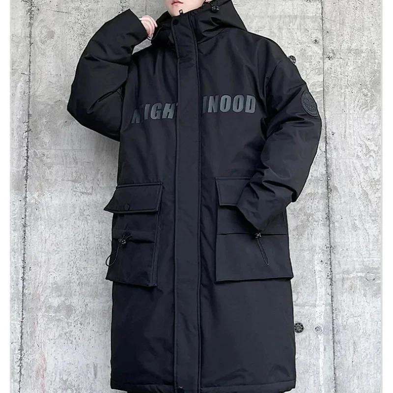 Down Cotton-Padded Jacket Men Mid-Length Overcoat Parka Cold Protective Clothing 2023 Winter New Padded Hooded Cotton Coat Loose
Down Cotton-Padded Jacket Men Mid-Length Overcoat Parka Cold Protective Clothing 2023 Winter New Padded Hooded Cotton Coat Loose