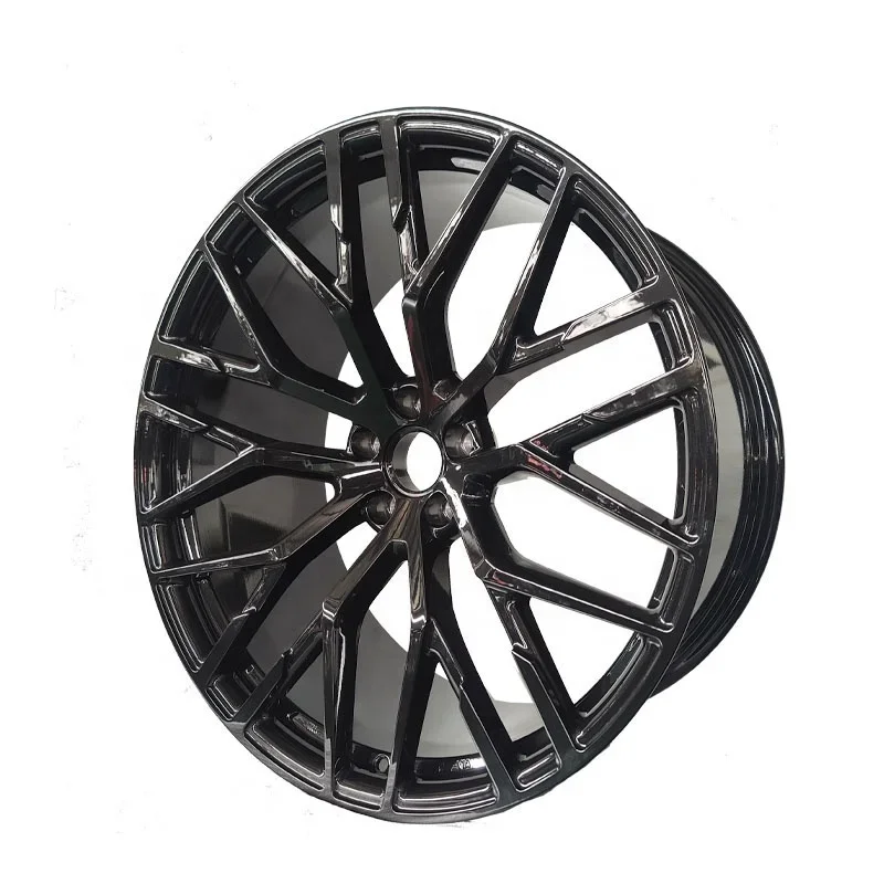 

Новый дизайн, кованые алюминиевые колеса 22 23 24 дюйма под заказ для глянцевых черных колесиков легкового автомобиля