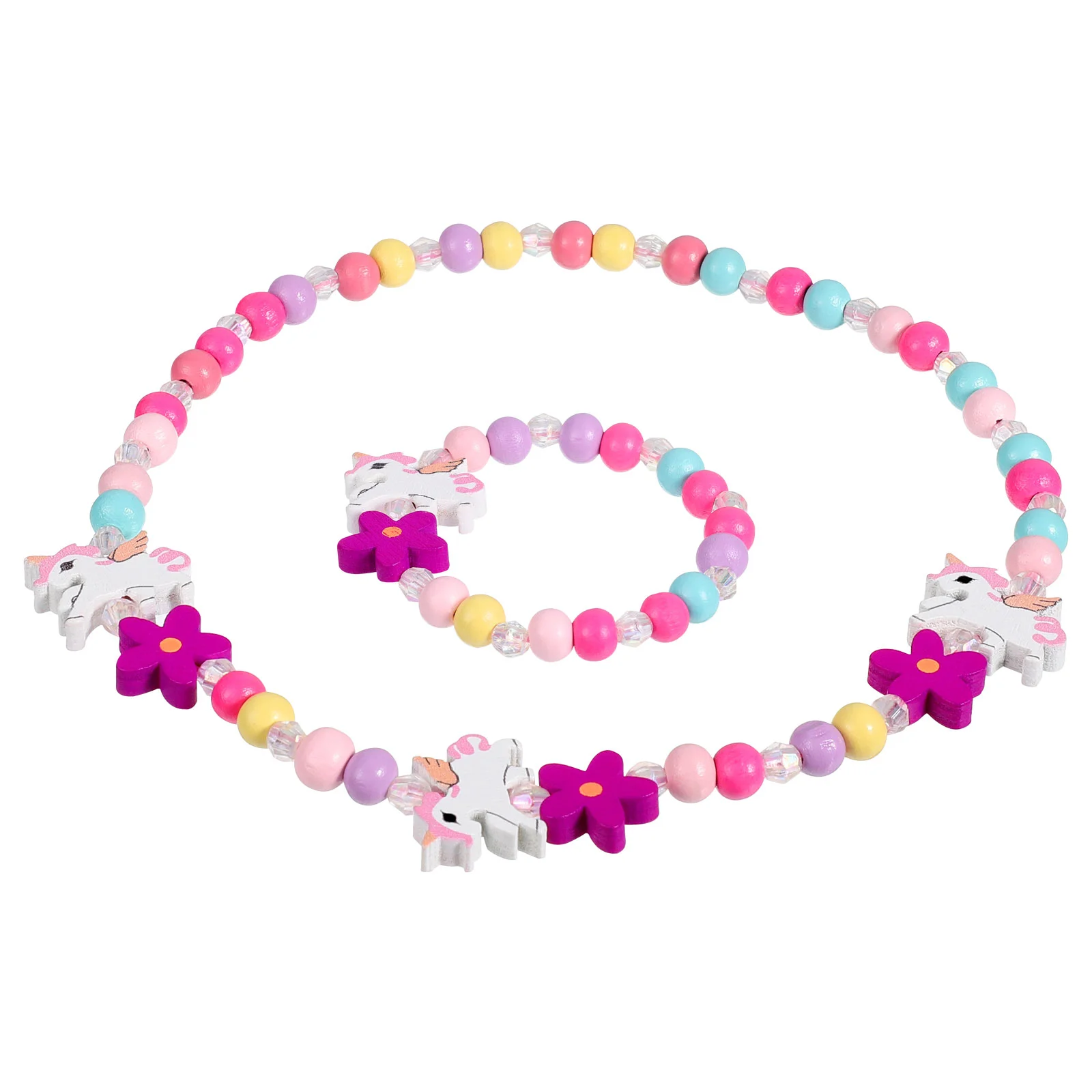 Cartoon Unicorn Necklace Jewelry for Little Girls Bracelet Kids Gift Wooden Beaded Bracelets Decorative Child
Cartoon Unicorn Necklace Jewelry for Little Girls Bracelet Kids Gift Wooden Beaded Bracelets Decorative Child