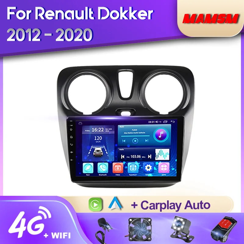 MAMSM Android 12 Car Radio For Renault Dokker/Lodgy Dacia 2012-2020 Car Multimedia Video Player Navigation GPS Carplay Autoradio
MAMSM Android 12 Car Radio For Renault Dokker/Lodgy Dacia 2012-2020 Car Multimedia Video Player Navigation GPS Carplay Autoradio