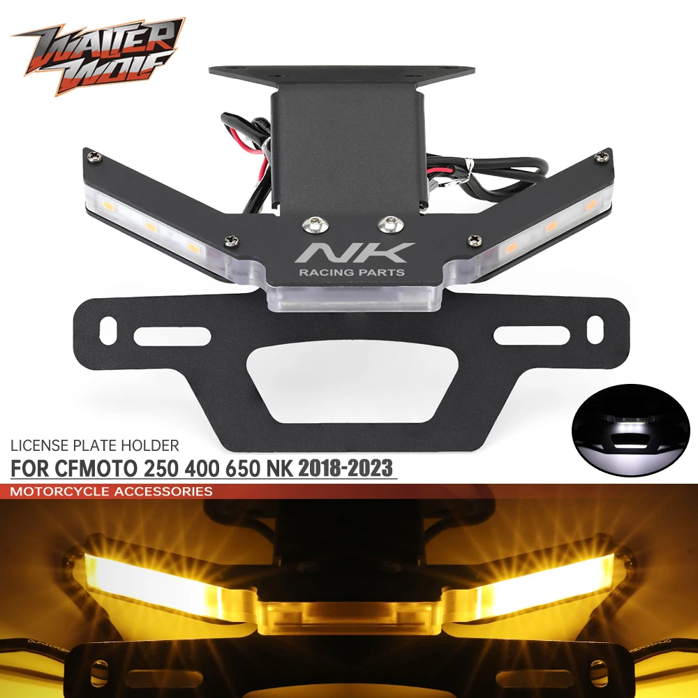 For CF MOTO NK 250 400 650 2018-2023 License Plate Holder Tail Tidy Fender Eliminator LED Turn Signal Motorcycle Frame 250NK CNC
For CF MOTO NK 250 400 650 2018-2023 License Plate Holder Tail Tidy Fender Eliminator LED Turn Signal Motorcycle Frame 250NK CNC