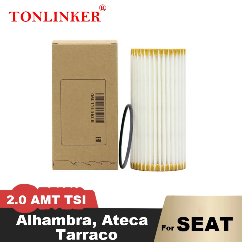 TONLINKER Oil Filter 06L115562B For SEAT Alhambra Ateca Tarraco 2.0 AMT TSI 06L115466C 2016-2019 2020 2021 2022- Car Accessories
TONLINKER Oil Filter 06L115562B For SEAT Alhambra Ateca Tarraco 2.0 AMT TSI 06L115466C 2016-2019 2020 2021 2022- Car Accessories