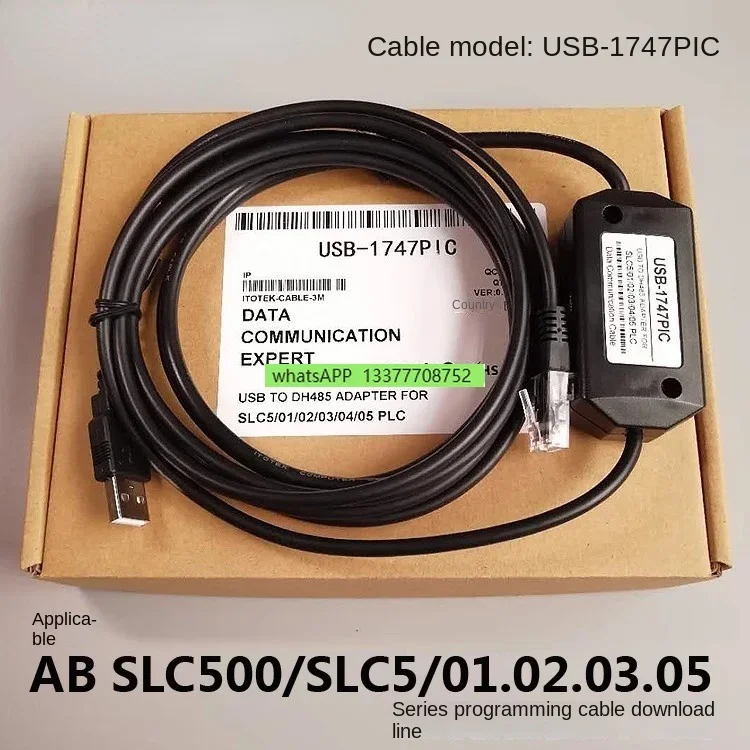 Подходит для программируемого кабеля AB SLC series PLC 1747-UIC, кабель для передачи данных, строка загрузки
Подходит для программируемого кабеля AB SLC series PLC 1747-UIC, кабель для передачи данных, строка загрузки