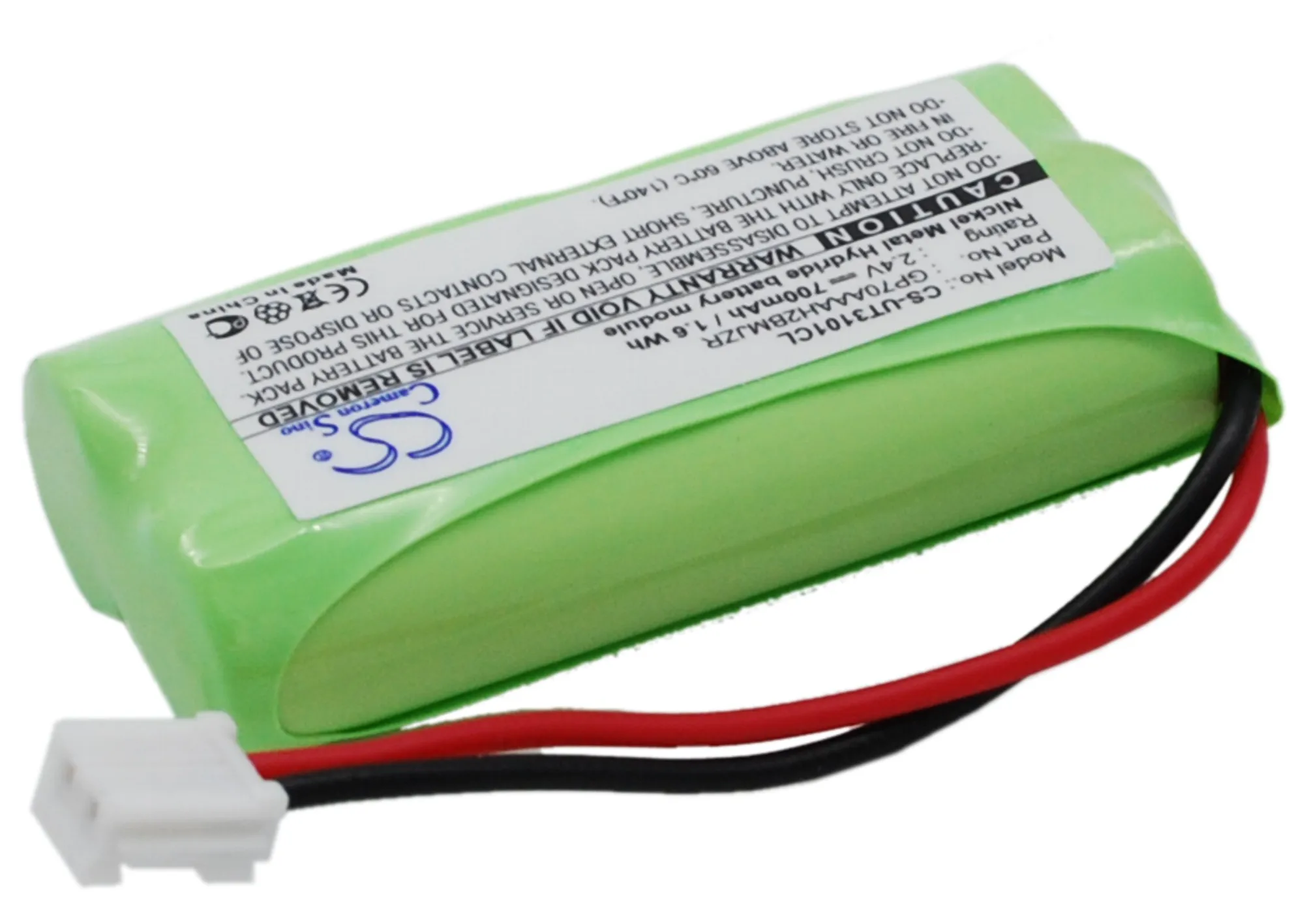 CS 700mAh Battery for DeTeWe BT-800 BeeTel 2000 BeeTel 2000C BeeTel 900C Ni-MH 2.4V 1.68Wh Cordless Phone
CS 700mAh Battery for DeTeWe BT-800 BeeTel 2000 BeeTel 2000C BeeTel 900C Ni-MH 2.4V 1.68Wh Cordless Phone