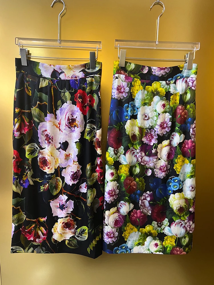 Women Fashion Silk Flower Printing Skirt Spring Summer High Street Empire Half Dress Inner Leopard
Women Fashion Silk Flower Printing Skirt Spring Summer High Street Empire Half Dress Inner Leopard