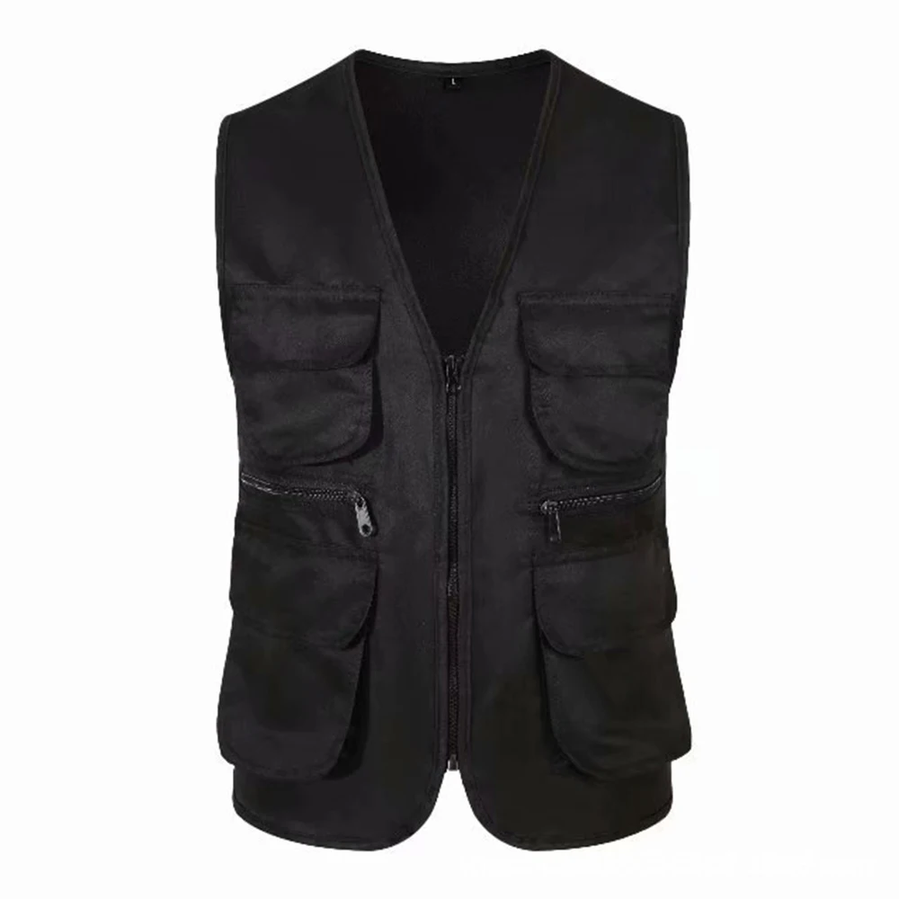 Fashion Multi Pocket Coat Vest Camera Outdoor Traveler Fishing Working Photography Zip-up Jacket Vests Tops Clothing For Men
Fashion Multi Pocket Coat Vest Camera Outdoor Traveler Fishing Working Photography Zip-up Jacket Vests Tops Clothing For Men