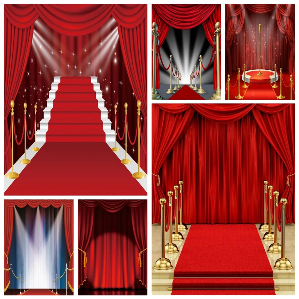 Red Carpet Stage Photography Backdrop Movie Night Gold Polka Dots Birthday Party Decor Baby Portrait Background Photo Studio
Red Carpet Stage Photography Backdrop Movie Night Gold Polka Dots Birthday Party Decor Baby Portrait Background Photo Studio