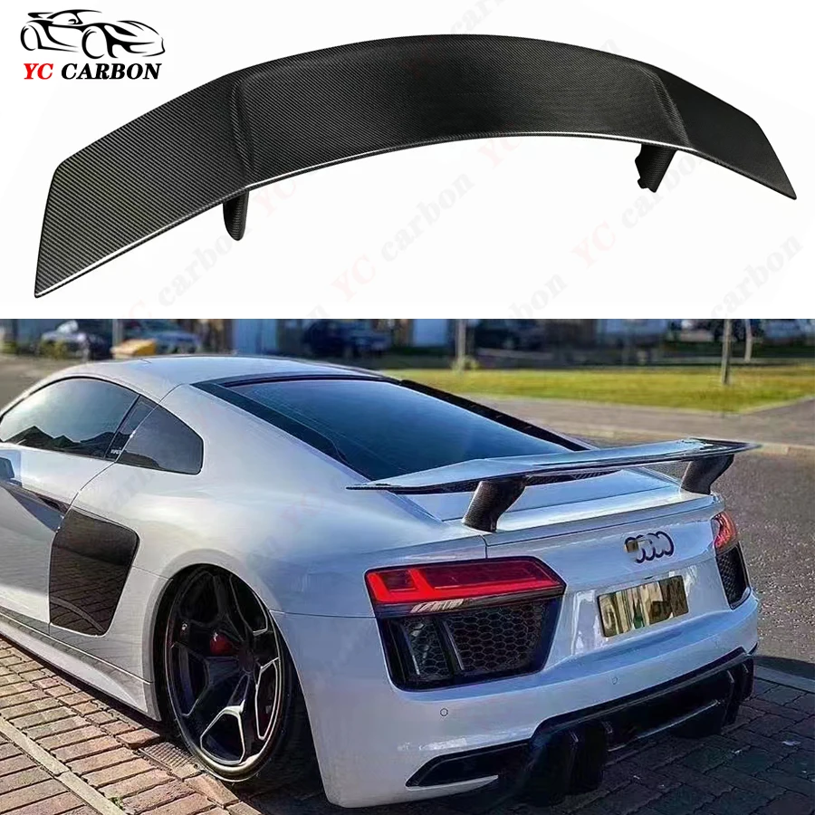 Задний спойлер для Audi R8 2017-2020, высококачественный задний спойлер из углеродного волокна, заднее крыло, губа, хвост багажника, ласты, комплект для тела
Задний спойлер для Audi R8 2017-2020, высококачественный задний спойлер из углеродного волокна, заднее крыло, губа, хвост багажника, ласты, комплект для тела