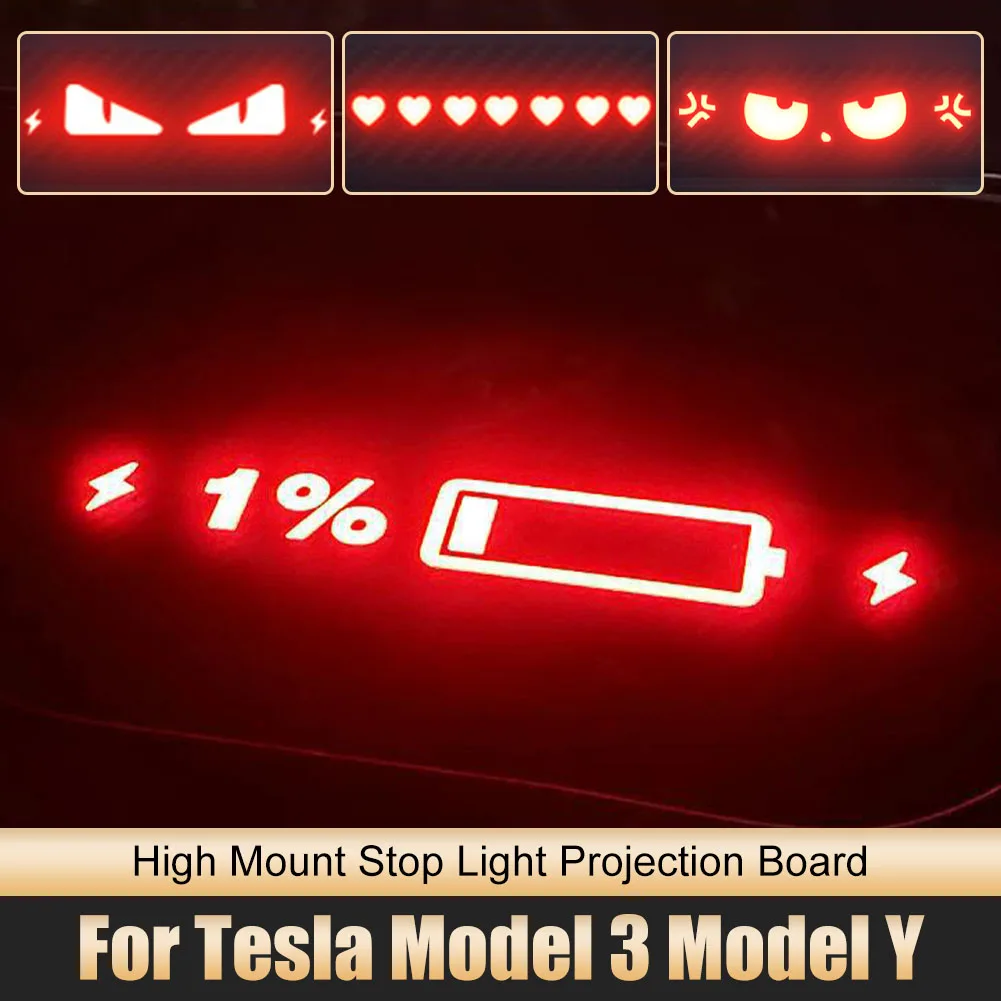 For Tesla Model 3 Model Y High Mount Brake Light Projection Board PVC Soft Board Stop Light Patch Easy Installation Accessories
For Tesla Model 3 Model Y High Mount Brake Light Projection Board PVC Soft Board Stop Light Patch Easy Installation Accessories