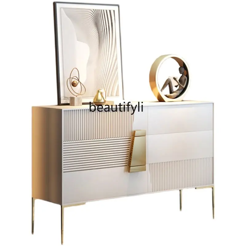 Entrance Cabinet Entrance Foyer Shoe Cabinet Living Room Storage Wall Sideboard Cabinet Stone Plate Bedroom Chest of Drawers
Entrance Cabinet Entrance Foyer Shoe Cabinet Living Room Storage Wall Sideboard Cabinet Stone Plate Bedroom Chest of Drawers