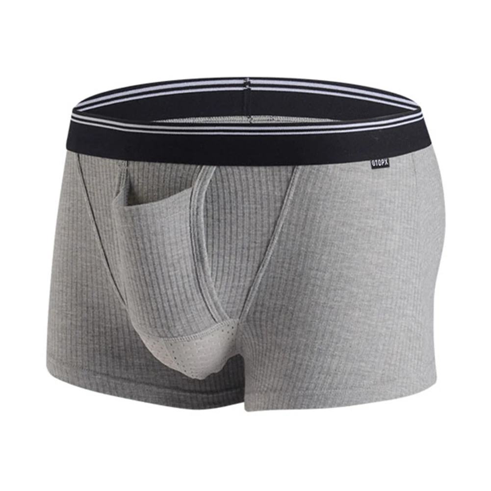 Sexy Mens Underwear Separate Scrotum Pouch Boxers Shorts Breathable U Convex Pouch Underpants Breathable Pouchcup Trunk A50
Sexy Mens Underwear Separate Scrotum Pouch Boxers Shorts Breathable U Convex Pouch Underpants Breathable Pouchcup Trunk A50