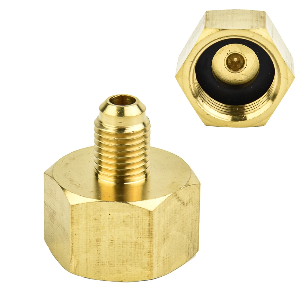 

Part Bottle Adapter Accessories 1/4SAE G3/4 60g Brass Car Conditioner Adapter Bottle Adapter Useful Anti-aging