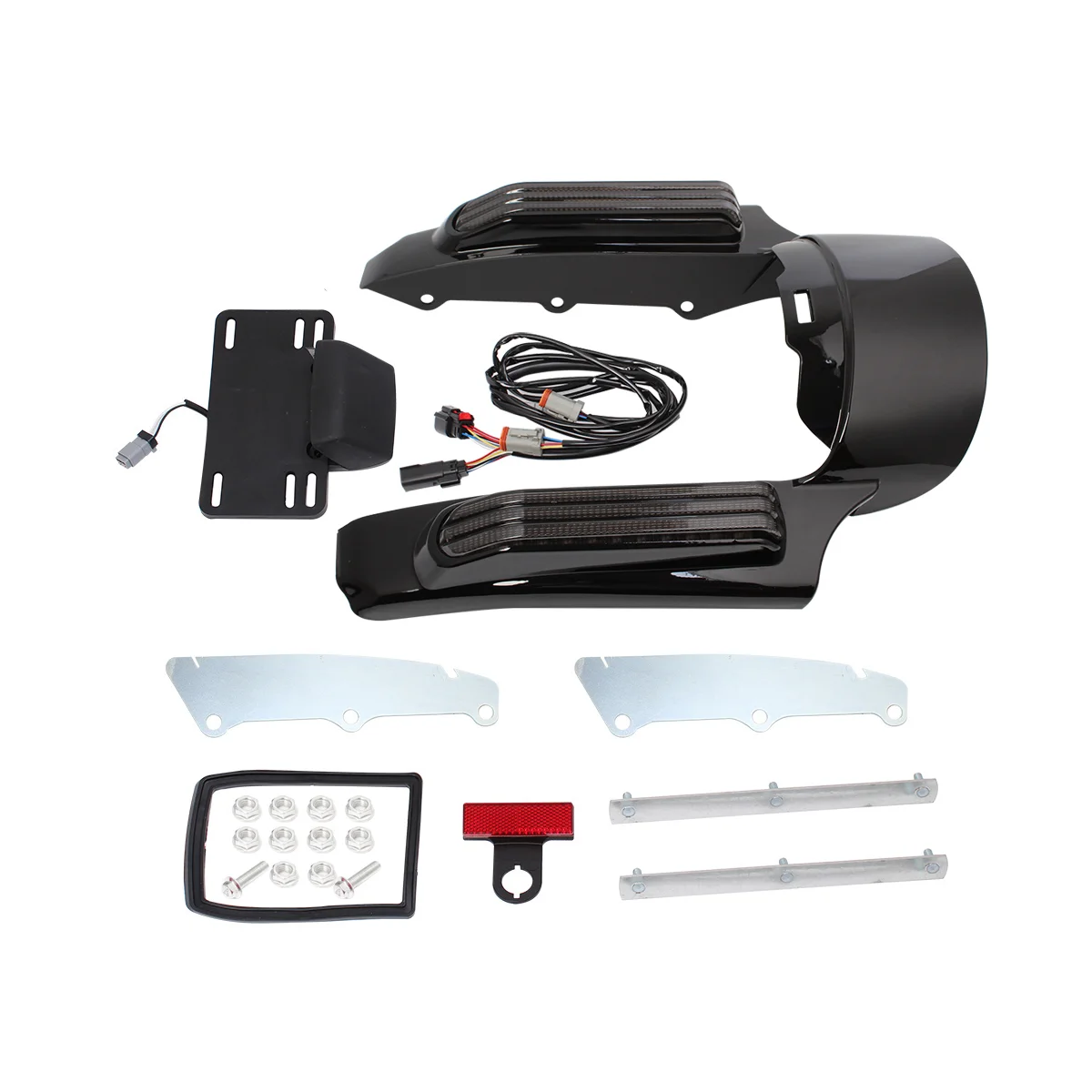 Motorcycle Rear Fender Fascia LED Running Brake Turn Light for Touring Road King FLHR Street Glide FLHX 14-20 Smoke
Motorcycle Rear Fender Fascia LED Running Brake Turn Light for Touring Road King FLHR Street Glide FLHX 14-20 Smoke