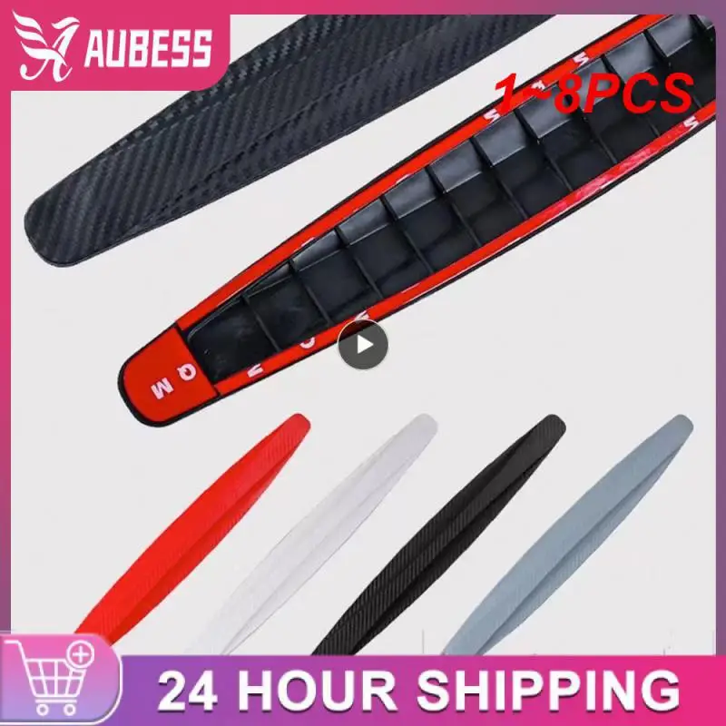 

1~8PCS Piece Universal Front Rear Bumper Corner Protector Guard Car Anti-collision Protection Decoration Strip Car Accessories