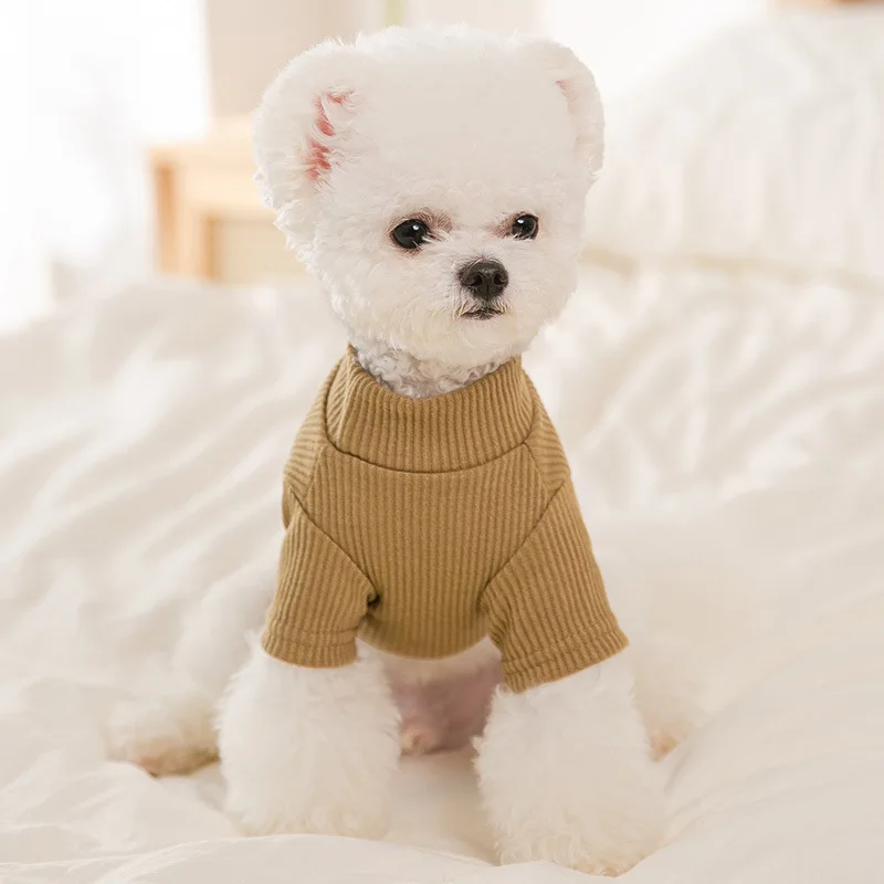 Knitted Bottoming Shirt Teddy Puppy Spring and Autumn Thin Clothes Bichon Hiromi Pet Autumn Cat Costume Pet Accessories
Knitted Bottoming Shirt Teddy Puppy Spring and Autumn Thin Clothes Bichon Hiromi Pet Autumn Cat Costume Pet Accessories