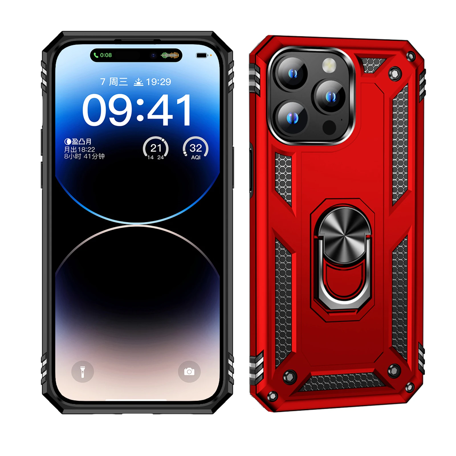 For iPhone 14 Pro Case Shockproof Hybrid Built-in Ring Kickstand Cover For iPhone13 12 11 XR XS X 8 7 Plus Anti-Slip Matte Funda
For iPhone 14 Pro Case Shockproof Hybrid Built-in Ring Kickstand Cover For iPhone13 12 11 XR XS X 8 7 Plus Anti-Slip Matte Funda