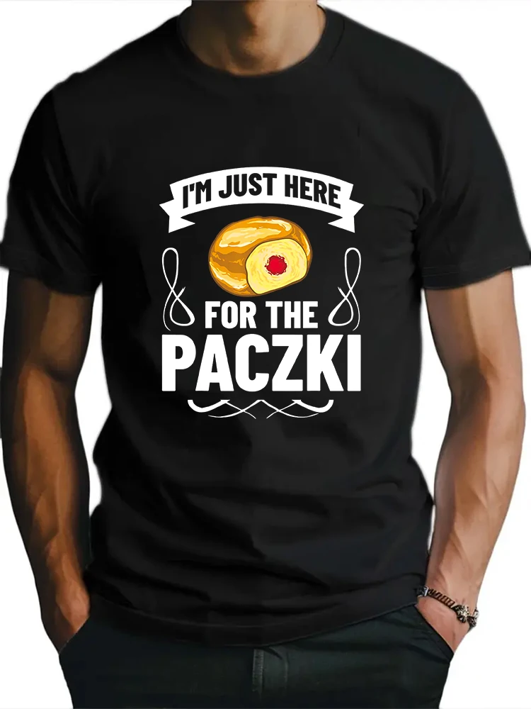 Мужская футболка I'm Just Here для Packi, футболки с коротким рукавом, свободные мужские топы, новая футболка, хлопковые футболки с принтом, топы, модная одежда
Мужская футболка I'm Just Here для Packi, футболки с коротким рукавом, свободные мужские топы, новая футболка, хлопковые футболки с принтом, топы, модная одежда