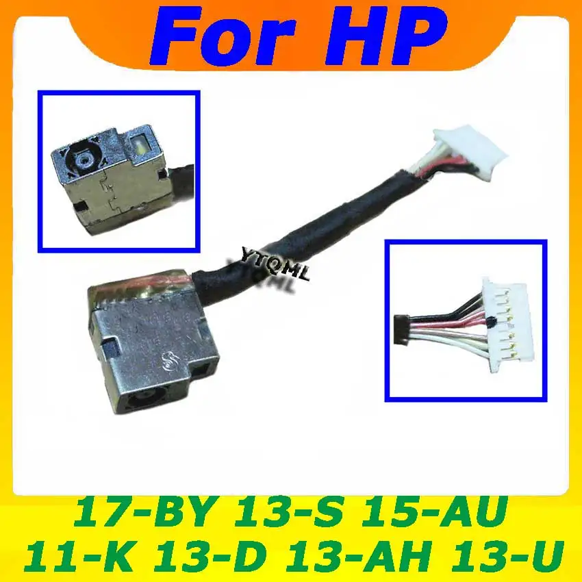 1Pcs New Laptop DC Power Jack Cable For HP 11-K 13-D 13-AH 13-U 17-BY 13-S 15-AU Charging Port Connector
1Pcs New Laptop DC Power Jack Cable For HP 11-K 13-D 13-AH 13-U 17-BY 13-S 15-AU Charging Port Connector