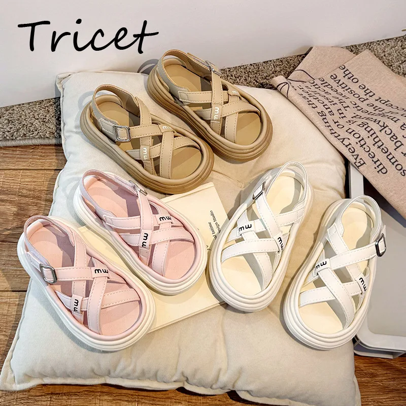 New Solid Children's Sandals PU Leather Hook Loop Beach Shoes For Girls Summer Casual Soft Bottom Non Slip Kids Sandals
New Solid Children's Sandals PU Leather Hook Loop Beach Shoes For Girls Summer Casual Soft Bottom Non Slip Kids Sandals