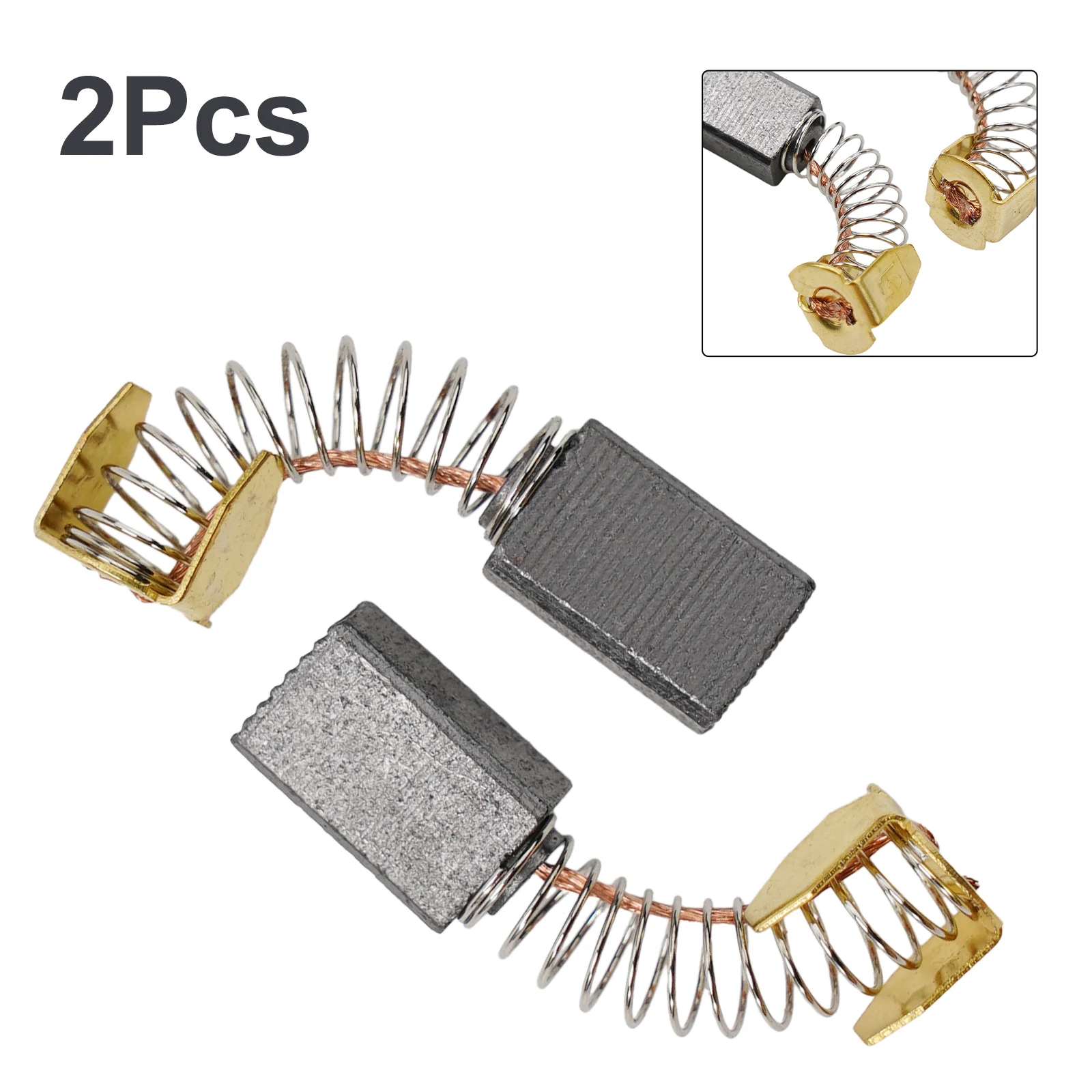 Brushes Motor Carbon Brushes 2PCS/Set Angle Carbon For General For Motor Grinder Metal Purpose Springs Durable
Brushes Motor Carbon Brushes 2PCS/Set Angle Carbon For General For Motor Grinder Metal Purpose Springs Durable
