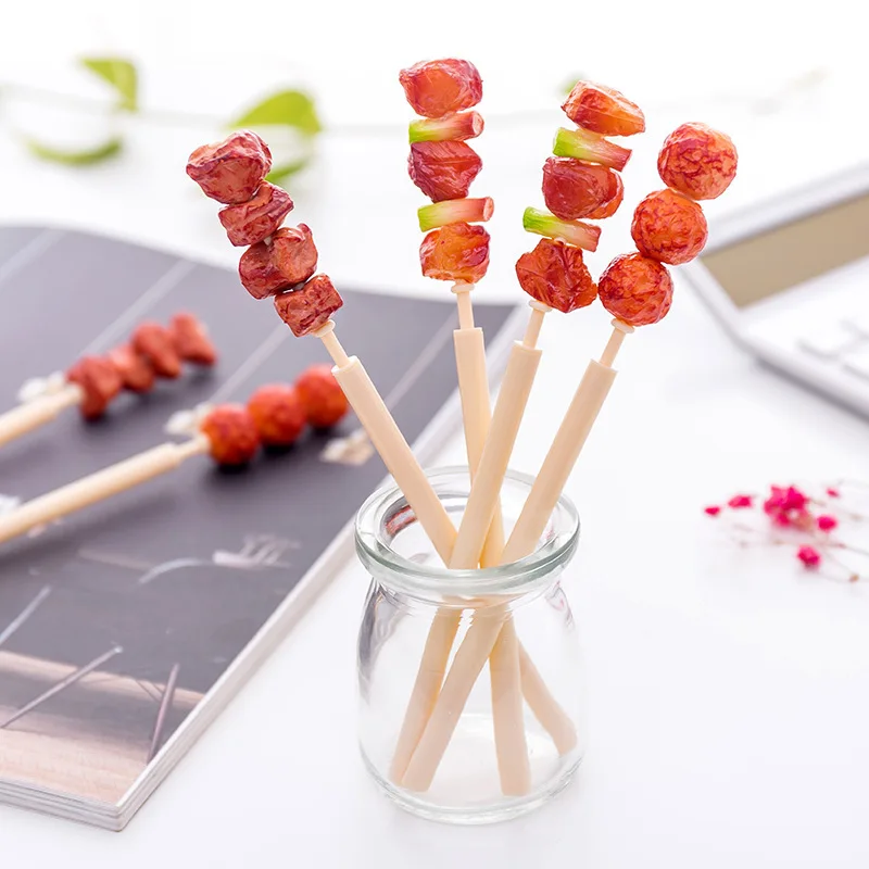 Creative ball point pen simulation skewer skewer modeling craft pen funny personality student stationery
Creative ball point pen simulation skewer skewer modeling craft pen funny personality student stationery