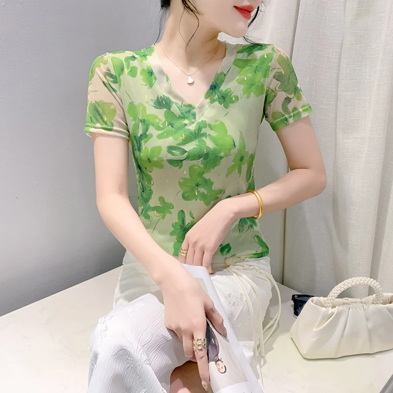 Женская Сетчатая футболка 2024, трехмерная футболка в стиле High Street, приталенная бронзовая женская футболка с коротким рукавом
Женская Сетчатая футболка 2024, трехмерная футболка в стиле High Street, приталенная бронзовая женская футболка с коротким рукавом