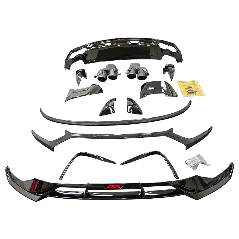 Suitable for Audi Q5L modified AT model enveloping carbon fiber body kit 2018-2022 front and rear lip tail wing side skirt
Suitable for Audi Q5L modified AT model enveloping carbon fiber body kit 2018-2022 front and rear lip tail wing side skirt
