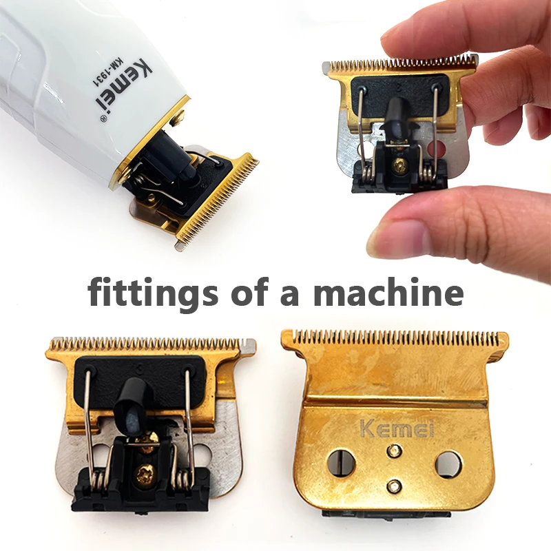 Kemei KM-1931 Professional Hair Clipper Blade Screws Golden Replacement Blade Hair Trimmer Carton Steel Accessories Blade
Kemei KM-1931 Professional Hair Clipper Blade Screws Golden Replacement Blade Hair Trimmer Carton Steel Accessories Blade