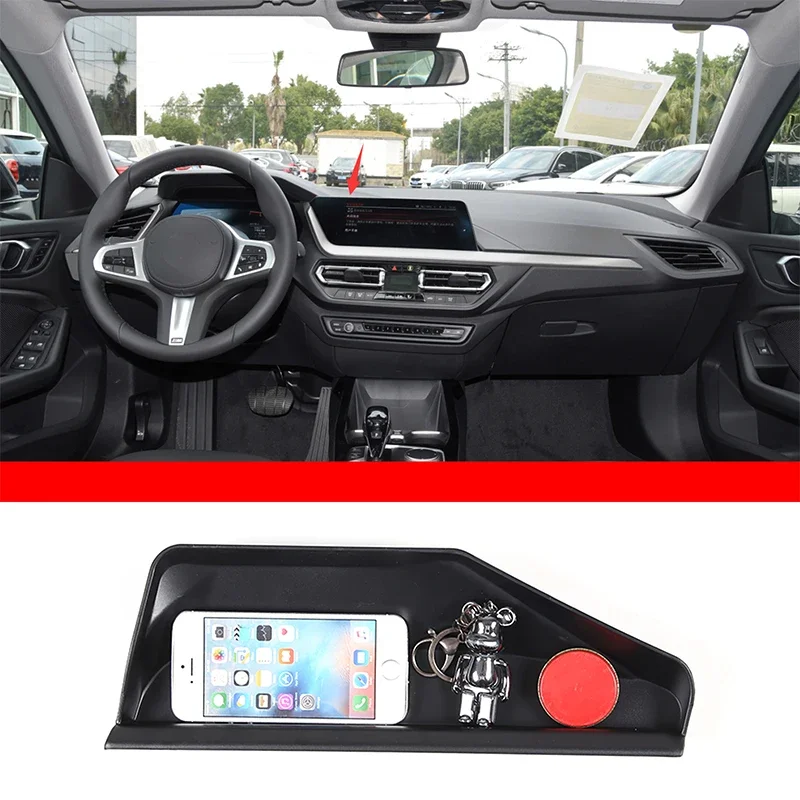 

Для BMW 2 серии седан/1 серии хэтчбек 2020-2023 Автомобильный Центральный экран управления навигацией задний ящик для хранения искусственная подставка LHD