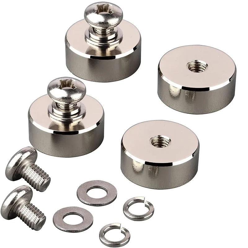 4Pack Strong Neodymium Round Magnet with M8 Male Thread Stud, Powerful Magnetic Removable Mounting for Lighting
4Pack Strong Neodymium Round Magnet with M8 Male Thread Stud, Powerful Magnetic Removable Mounting for Lighting